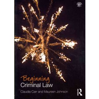 Beginning Criminal Law