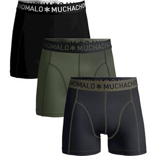 Heren 3-pack Boxershorts Effen