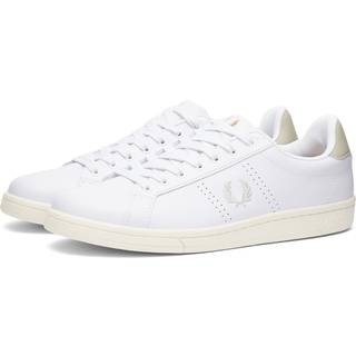 Fred Perry Herren Sneaker weiß Glattleder - weiß