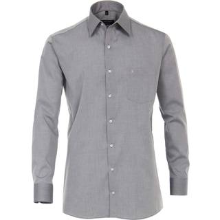 CasaModa Herren Hemd grau meliert Comfort Fit