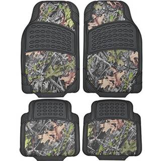 BDK Camouflage 4 stykker All Weather Weatrosof Rubber Car Floor Mats - Fit de fleste bilbils SUV Trimmable Heavy Duty - MT -684 -cm