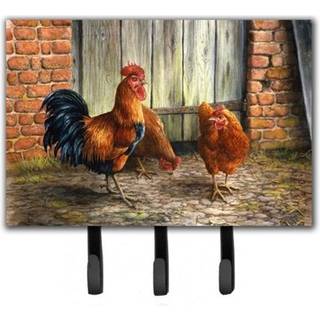 """" Carolines skattehane og kyllinger af Daphne Baxter snor eller nøgleholder BDBA0056TH68 Triple """"