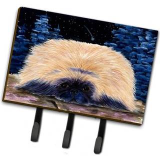 """" Caroline's Treasures SS8439TH68 Starry Night Pekingese Leash Holder eller Key Hook Large Multicolor """"