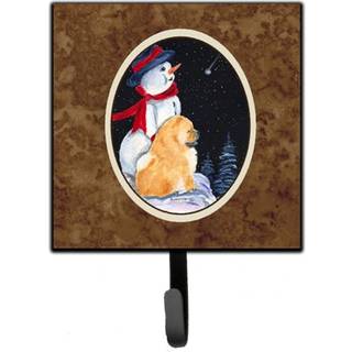 """" Caroline's Treasures SS8554SH4 Snowman med Chow Leash Holder eller Key Hook Small Multicolor """"