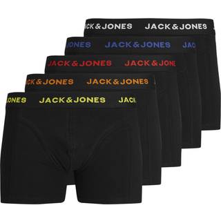 Jack & Jones 5pak underbukser/boksershorts i sort til herre