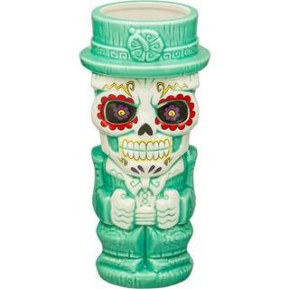 Geeki Tiki Day of the Dead Sugar Skull Man 18 ounce keramisk krus