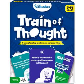 SkillMatics Card Game - Train of Thought Fun for Family Game Night Educational Toys Travel Games for Kids Teens and Adults Gifts To Boys and Girl