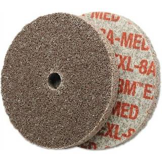 Scotch-Brite EXL Unitized Wheel Silicium Carbide 10000 rpm 3"""" Diameter 1/4"""" Arbor 2S Fine Grit (pakke med 1)