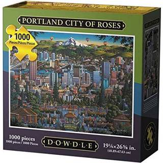 Dowdle Jigsaw Puzzle - Portland City of Roses - 1000 Piece