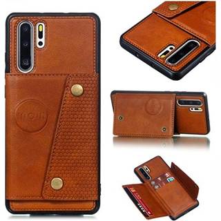Huawei P30 Pro Pung Cover med Kortholder - Brun