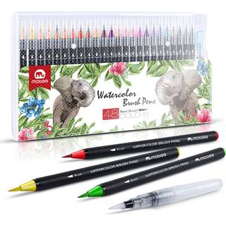 Mobee - Watercolor Brushpens 48-Pak