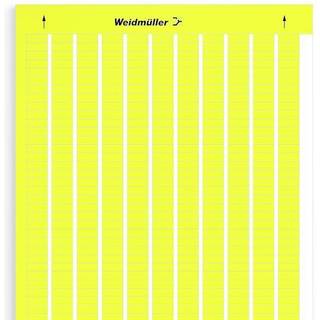 Weidmüller Mærke 15,24x6,35 gul lm mt300