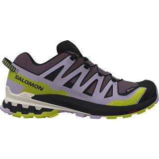 Salomon Women's XA Pro 3D V9 GORE-TEX Moonscape/Orchid Petal/Sulphur Spring, Moonscape / Orchid Petal / Sulphur Spring, 38 2/3