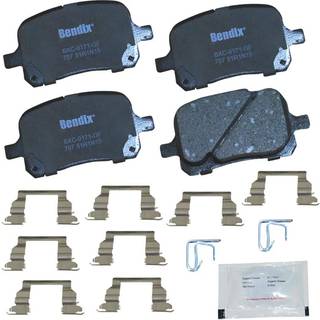 Bendix Priority1 CFC707 Keramiske frontbremseklodser til Lexus ES300 2001-1997 RX300 2001-1999 Toyota Avalon 2004-1998 Camry 2001-1997 Solara 200
