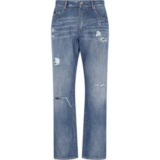 Dolce&Gabbana Distressed straight jeans - blue - EU 56
