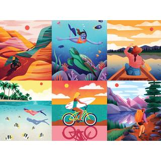 Buffalo Games - Marcy Day - Wanderlust - 1500 stykker Jigsaw -puslespil til voksne, der udfordrer puslespil perfekt til spilaftener - F?rdig pusl