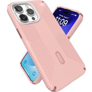 Speck - Presidio Grip MagSafe ClickLock Dhalia Pink / Rose Copper - iPhone 15 Pro Max
