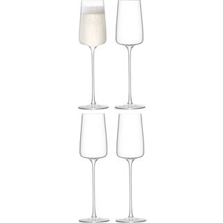 Lsa International Metropolitan Champagneglas 4-pak 23 Cl - Champagneglas Krystalglas Klar - LMW05