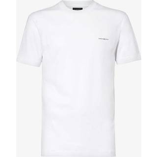 Emporio Armani Short Sleeved Logo T Shirt White