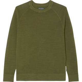 Marc O'Polo Herren Pullover grün unifarben