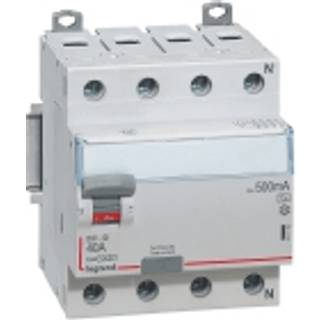 LEGRAND DX³ RCCB fejlstrømsafbryder 80A 4pol 500mA type-A 4M 10KA