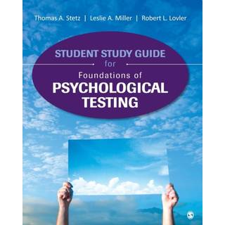 Student Study Guide for Foundations of Psychological Testing