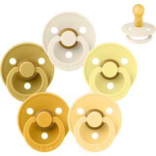 BIBS Rund Colour Sut - Sampak - 5 stk. - Str. 2 - Let The Sunshine In