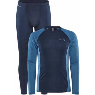 CORE Warm Baselayer Set M - Navy blue