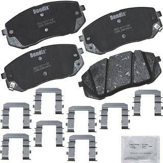 Bendix Priority1 CFC1295 Keramiske frontbremseklodser til Hyundai Sonata 2015 Tucson 2017-2010 KIA Cadenza 2016-2014 Rondo 2012-2007 Soul EV 2017
