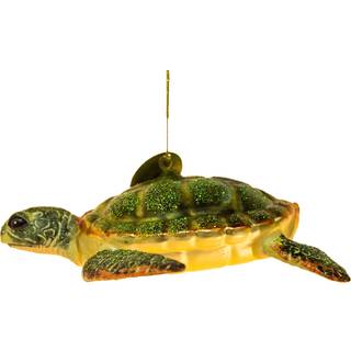 Cape Shore havskildpadde bl?st glas juleferie ornament 5 tommer