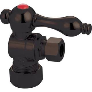 Kingston Brass CC53305 Quarter Turn Ventils (5/8-tommer x 3/8-tommer OD-komprimering) Olie gnidet bronze