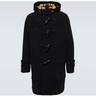 Burberry Wool-blend duffel coat - black - IT 50