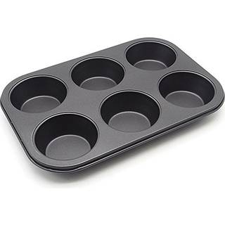 Hytk muffin pan 6 cupcake bagepande ingen stick carbon stål let ren