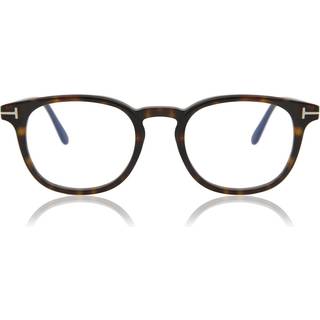 Tom Ford FT5819-B Blue-Light Block 052 52 Briller Mænd Tortoiseshell - Dark Tortoise - 52mm