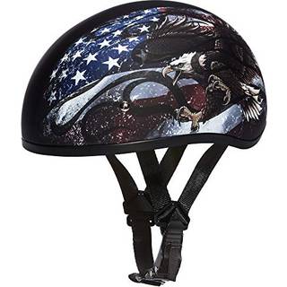 Daytona hjelme motorcykel halv hjelm kranium cap- USA 100% prik godkendt