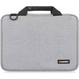 HAWEEL 15-16" MacBook taske med praktisk tilbehørs-rum og bærerem- Grå