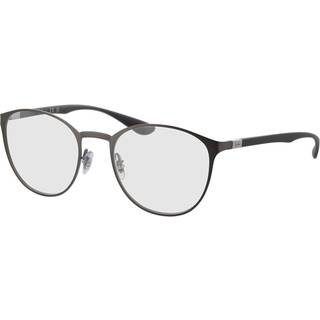 Ray - Ban Unisex RX6355 2620 Optiske stel Metal Grå Transparent Pantos Normal