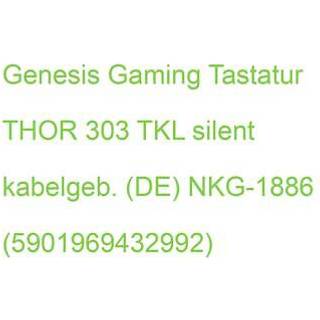 GENESIS NKG-1886 tastatur Spil USB QWERTZ Tysk Sort