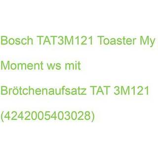 Bosch Brødrister MyMoment Hvid TAT3M121