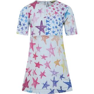 Stella McCartney Kids Printed denim dress - multicoloured - Y 12