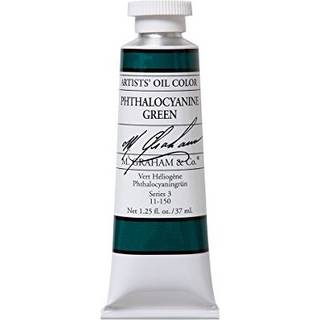 M. graham kunstner olie maling phthalo gr?n 1,25 oz/37 ml r?r