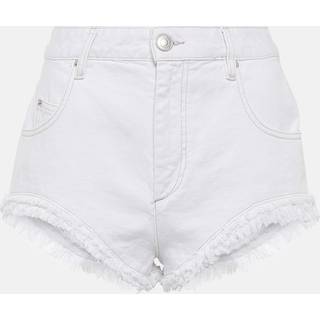 Isabel Marant Eneidao cotton and hemp shorts - white - XL