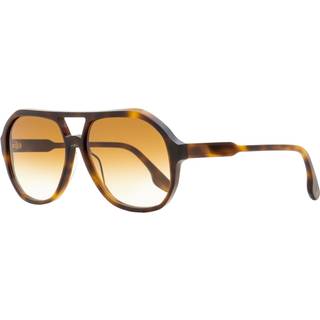 Victoria Beckham Kvinde VB633S 215 Solbriller Acetat Skildpadde Brun Pilot Skygge
