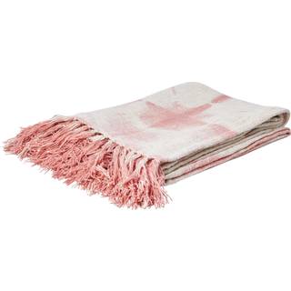 RICE Rice plaid 125x150 cm Tie-dye, soft pink