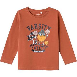 Name It Baked Clay/varsity Top