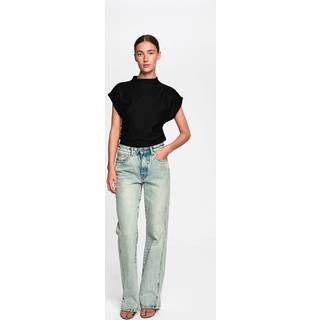 Gestuz Rifagz Tee Noos Bluser 10909295 Black (SMALL)
