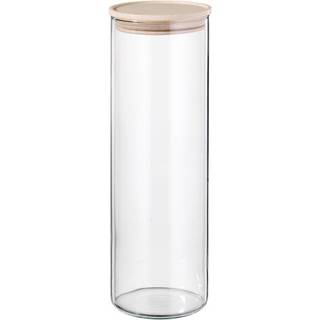 Opbevaringsglas - Transparent - 10,5cm x 10,5cm x 29,5cm - Merle
