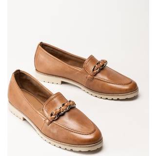 Loafers, Cognac Leather, 37