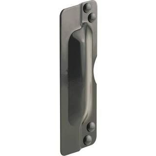 Prime-line U 9504 Steel Latch Guard Plate Cover for Out-Swinging Doors Bronze (Single Pack)