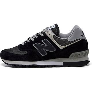New Balance Unisex MADE in UK 576 i Sort/Grå Suede/Mesh, Størrelse 40.5